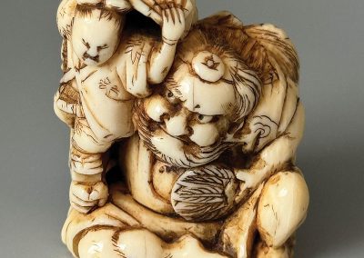 Samurai Legends Depicted in Netsuke